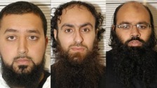 Irfan Naseer, Irfan Khalid and Ashik Ali are accused of plotting a suicide bomb campaign 'bigger than 7/7'