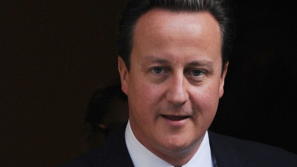 Close-up image of David Cameron