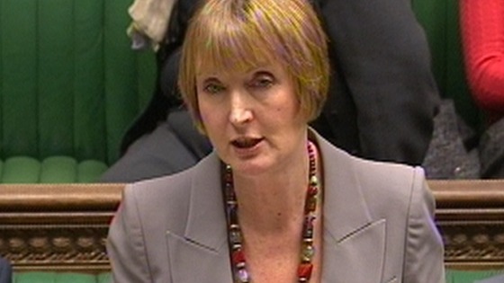 Deputy Labour Leader Harriet Harman in the Commons