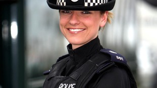 PC Cat McFadyen, from Norfolk Constabulary wearing the new uniform in 2008