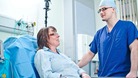Patient Brenda Smith with Quentin Frew, Visiting Clinical Fellow at Anglia Ruskin