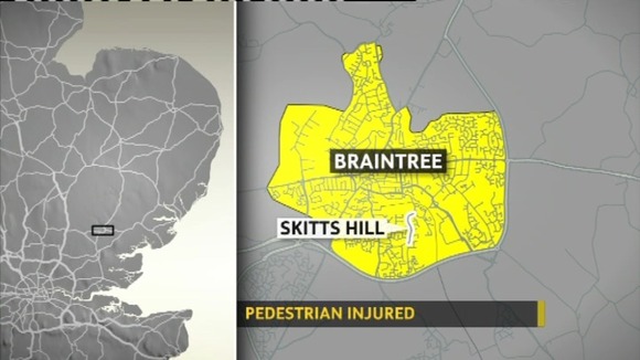 Where the collision took place