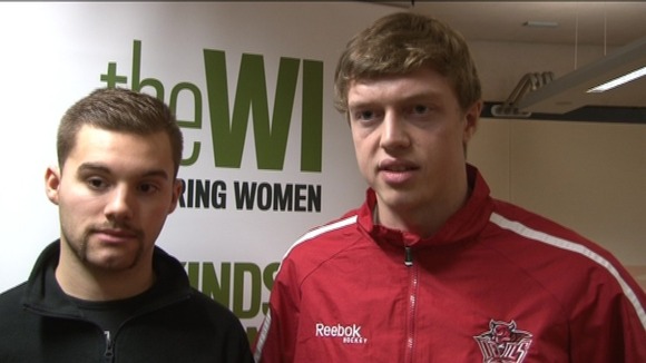 Adam Harding and Rupert Quiney