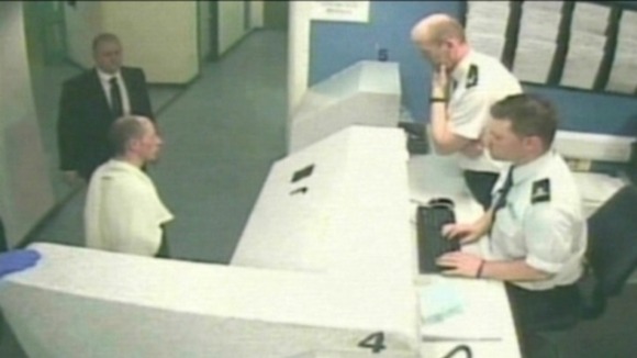 James Allen was abusive and unco-operative when questioned by polic