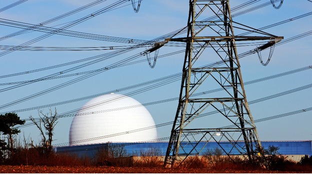 The reactor dome at Sizewell B