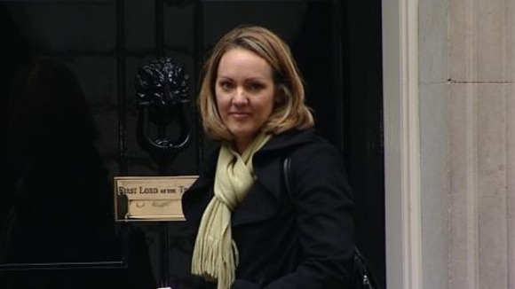 Sally Nightingale at Downing Street.