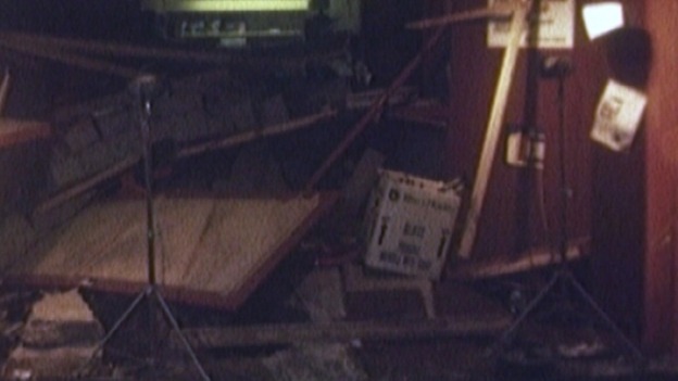 The bombs destroyed parts of the city 