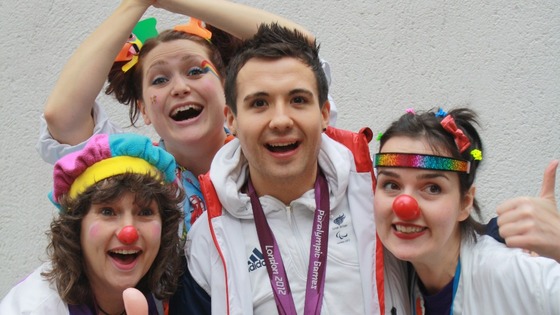 Will Bayley and the Giggle Doctors.