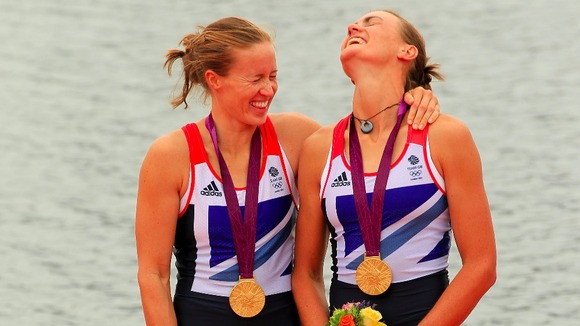 Helen Glover and Heather Stanning