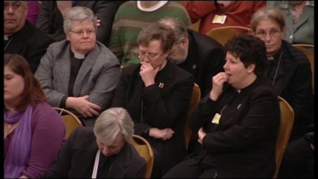 The Church of England General Synod voted against having women bishops