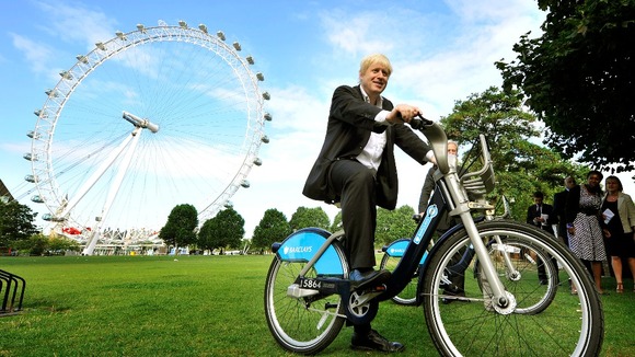 London Mayor Boris Johnson.