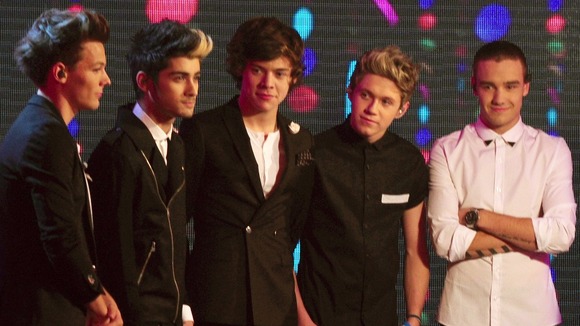 One Direction pictured on Children In Need