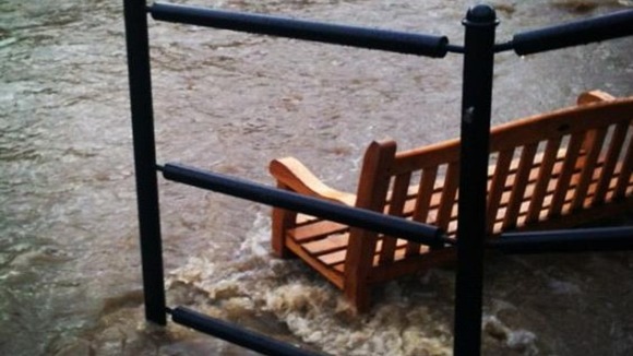 Flooding in Calne, Wiltshire