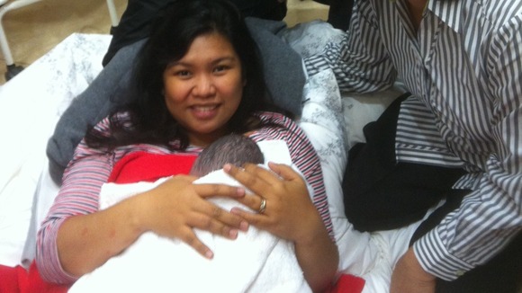 Daphne Bolus with Matthew John Bolus.