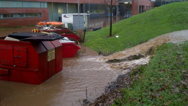 Flooding at Dumfries College