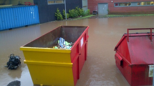 Flooding at Dumfries College