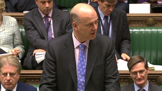 Chris Grayling in the House of Commons 