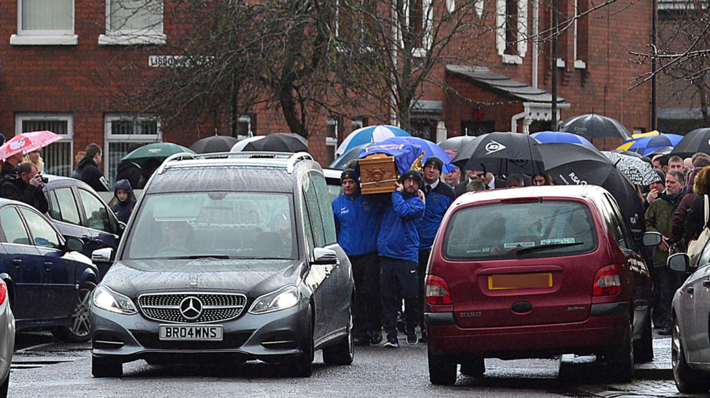 Funeral of Conan Anderson takes place in Belfast | UTV - ITV News - ITV News