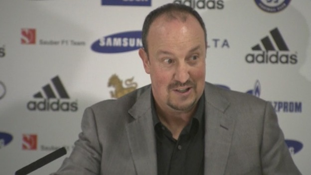 New interim Chelsea Football Club manager Rafa Benitez