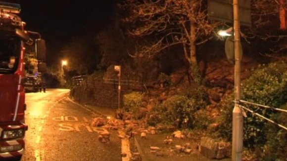Exeter wall collapse