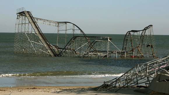 Hurricane Sandy rolelrcoaster