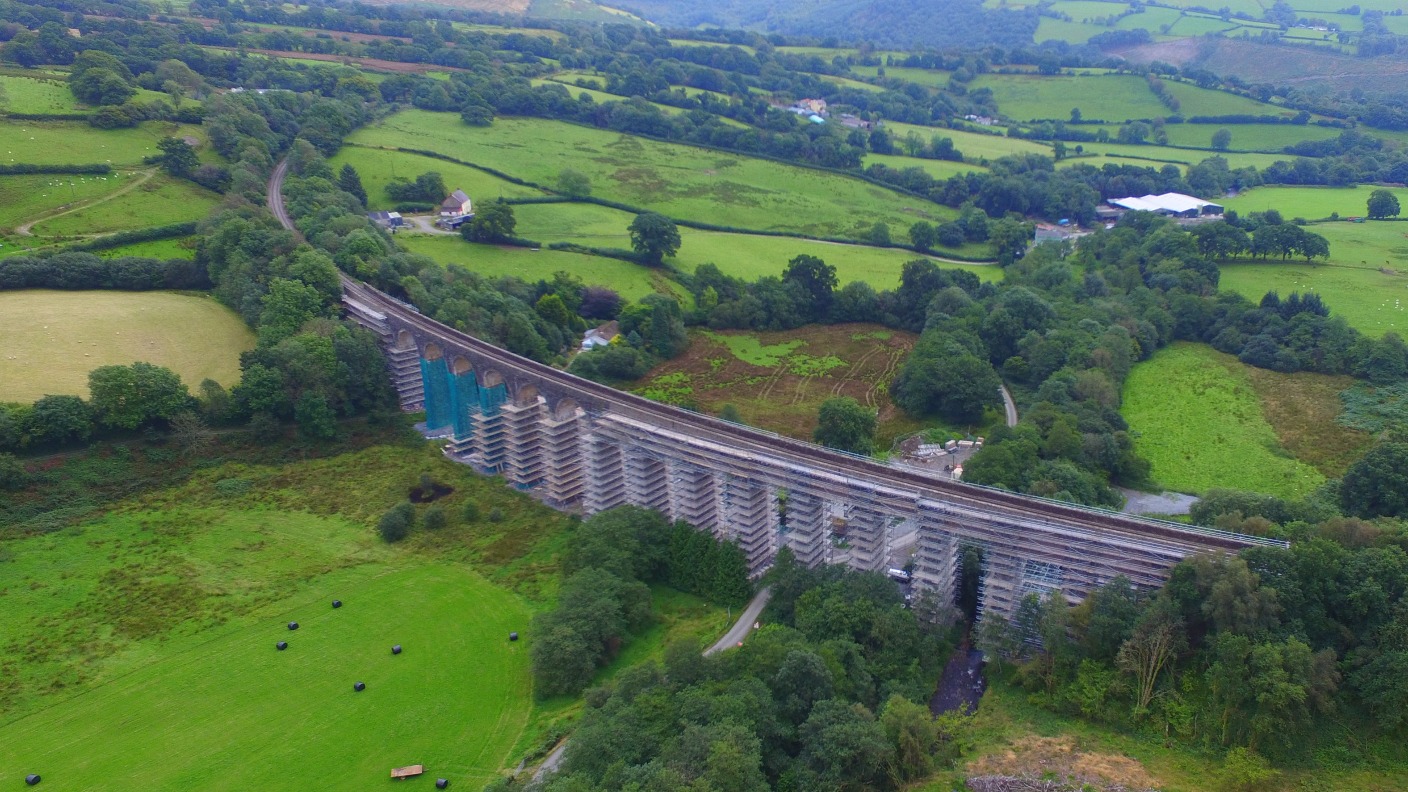 £3.5 million upgrade to 150-year-old Cynghordy Railway Viaduct finished