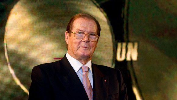 Sir Roger Moore played the British secret agent between 1973 and 1985.