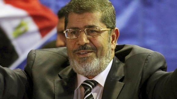 The Egyptian President Mohammed Mursi