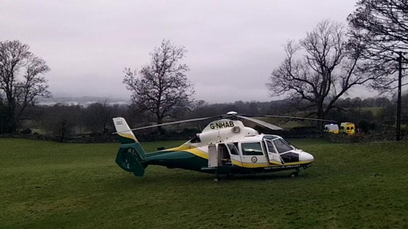 Great North Air Ambulance, Troutbeck Bridge.