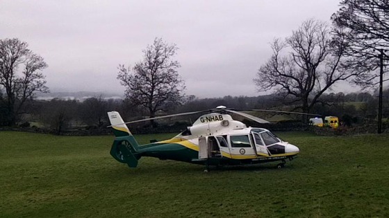 Great North Air Ambulance, Troutbeck Bridge.