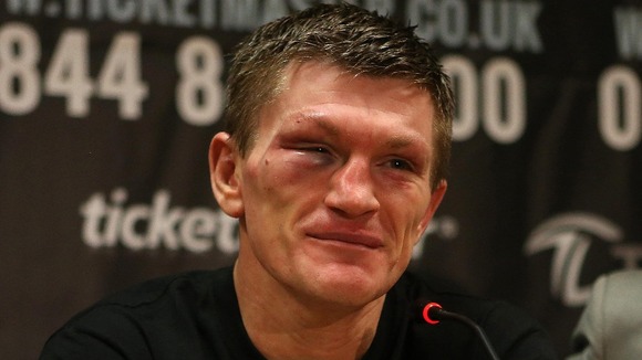 Ricky Hatton announces his retirement after being defeated in Manchester on Saturday night.