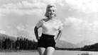 Marilyn Monroe pictured in 1953 at Jasper National Park, Alberta, Canada.