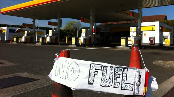 No fuel here in Kenton