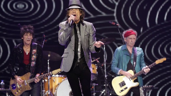 The Rolling Stones played London's O2 Arena to mark 50 years in the industry