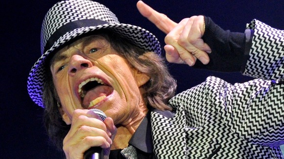 Sir Mick Jagger sings to the crowd after the Rolling Stone's five-year hiatus