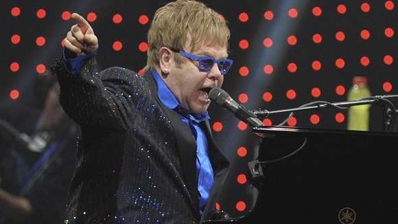 Elton John performs in Beijing