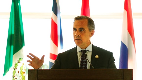 Mark Carney, Governor of the Bank of Canada, in September