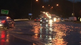 a167 durham evening itv flooded county credit darlington rush rescue hour fire near flooding east north