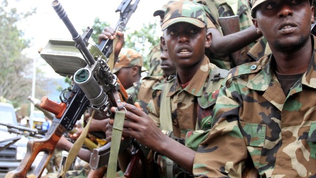 Congolese rebels in Goma