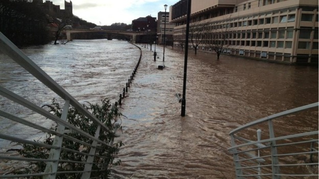 Frankland Lane Bridge in Durham town centre