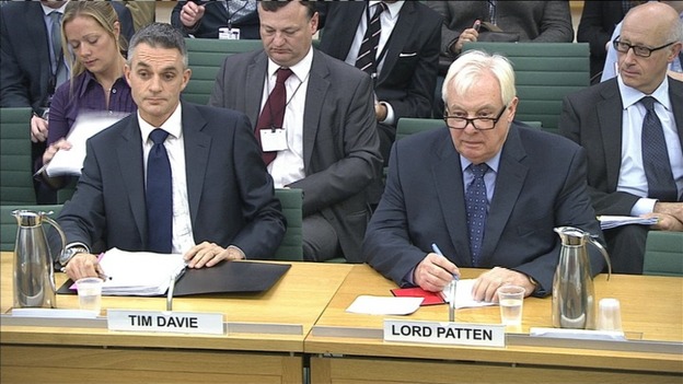 Tim Davie and Lord Patten