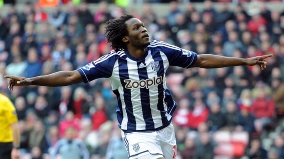 West Brom striker Romelu Lukaku