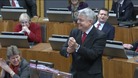 First Minister Carwyn Jones giving fashion tips