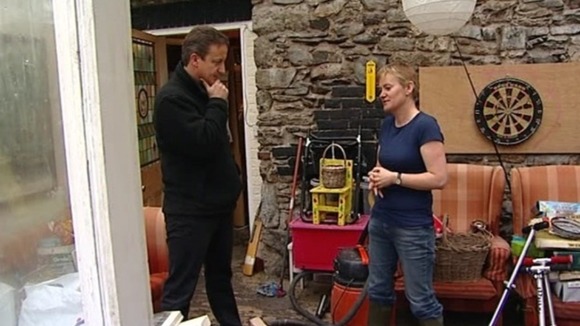 David Cameron visited the town of Buckfastleigh today.