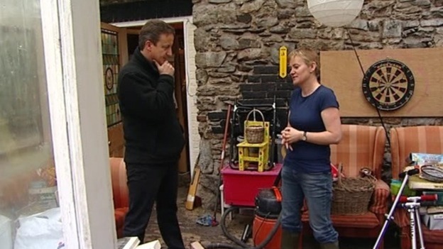 David Cameron visited the town of Buckfastleigh today.