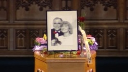 Bill Tarmey's coffin