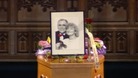Bill Tarmey's coffin