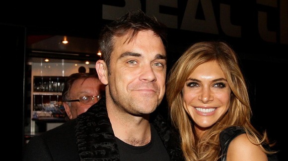 Robbie Williams and Ayda Field