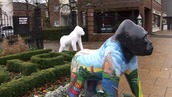 The gorillas will be on display around the city during Summer 2013