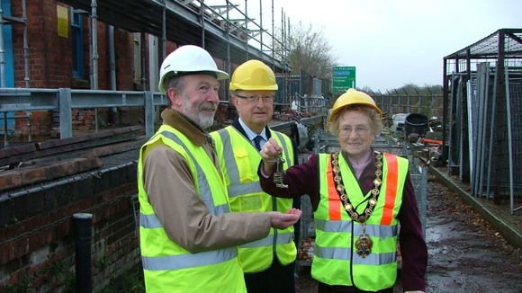 The keys are handed over